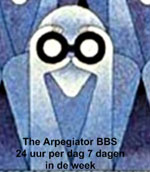 Het logo wat ik gebruikte als advertentie The Arpegiator.